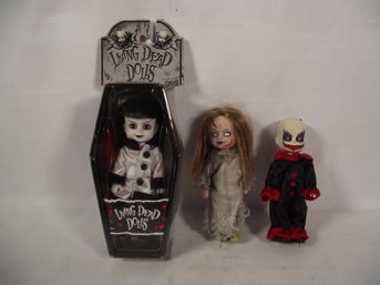 Lot Of Three (3) Living Dead Doll Minis