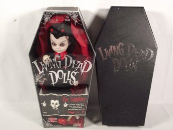 Living Dead Doll Lou Sapphire In Coffin Box