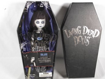 Living Dead Doll Blue In Coffin Box