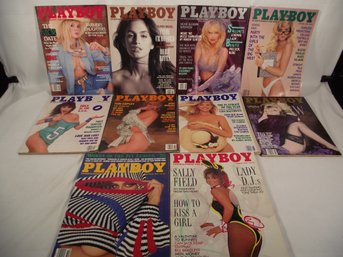 Lot Of 10 80's/90's Vintage Playboy Magazines