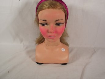 Vintage Horsman Doll Co. 1971 Female Bust With Hair