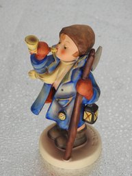 6 Inch Hummel Playing Horn  Figurine No Chips Or Cracks
