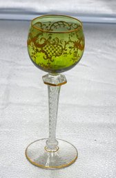 G96 Early St Louis Crystal Hock Wine Glass