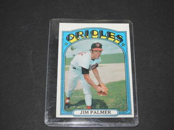 1972 Topps HOFer Jim Palmer Baseball Card