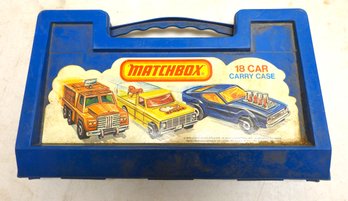 Old Matchbox Case Filled With Matchbox And Other Diecast Cars