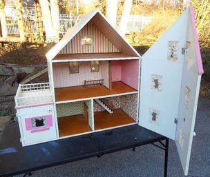 Handcrafted Multi-level Wooden Dollhouse