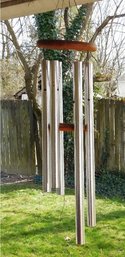 Two Pairs Of Tubular Aluminum Windchimes, One By Nature's Echo