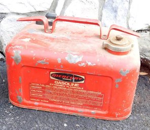 A Vintage Mercury Outboard Gas Tank For The Boat