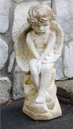 A Concrete Garden Angel