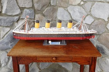 A Large Model Of The SS Titanic - Whitestar Line's Tragic Liner