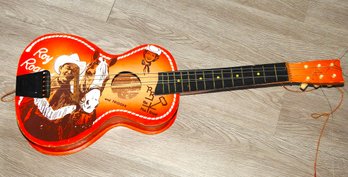 Vintage Roy Rogers & Trigger Kids Guitar