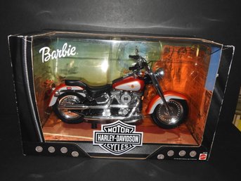 RARE 16 Inch  Barbie Harley Davidson Fat Boy Motorcycle