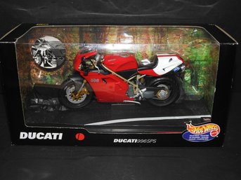 Hot Wheels Ducati 996 SPS Diecast Motorcycle 1/10 Scale