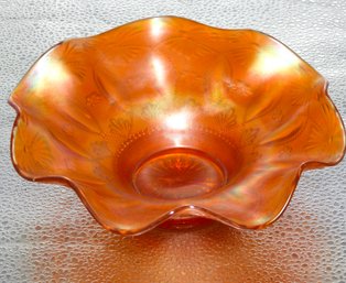 G131 Early Marigold Carnival Glass Dish