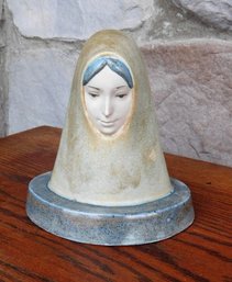 Ruizart Totana Porcelains Spain Figure Of The Madonna C.1970's/80's