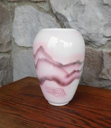 Barbara Higgins Studio Pottery Vase With Southwestern Flair