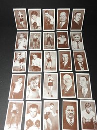 Vintage Churchman Boxing Tobacco Cards