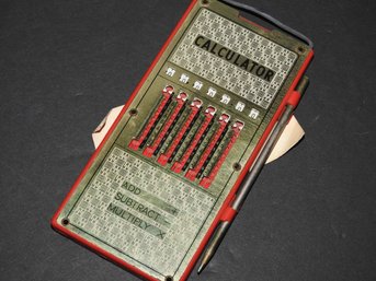 1960s Calculator Made In Japan With Original Instructions