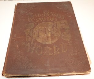 Circa 1888 Rand McNally HC World Atlas