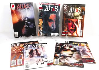 Marvel Max Comics- Eight Issues Of Alias Including 2010 #1, First Appearance Of Jessica Jones-  Lot AG