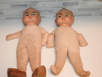 Lot Of 1937 Freudlich Googly Eyed Doll Babies
