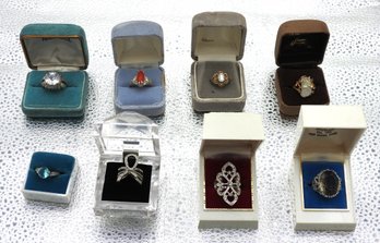 Lot # 10 Beautiful Ladies Ring Lot With Clamshells