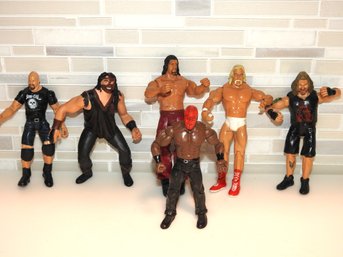 Lot Of WWE WWF Wrestling Action Figures