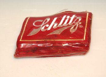 New Old Stock 1970s SEALED LARGE Schlitz Beer Patches Alot In There