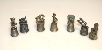 Lot Of Pewter Figural Thimbles