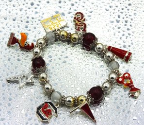 Lot # 54 Ladies USC College Charm Bracelet