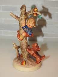 7 Inch Hummel Reaching For Apples Figurine No Chip Or Cracks