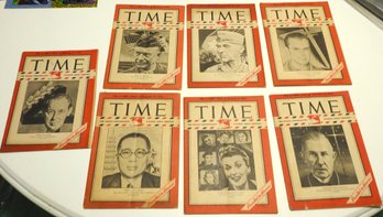 WW2 Era Time Magazines Pacific Pony Edition  Printed In Hawaii Nice Lot