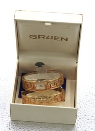 Lot # 71 Vintage Ladies Gruen Watch & Bracelet