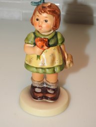 6 Inch Hummel The Suprise  Figurine No Chips Or Cracks