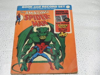 1974 The Amazing Spiderman Book & Record 45 Rpm