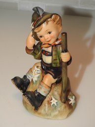 6 Inch Hummel Mountaineer  Figurine No Chips Or Cracks