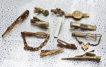 Lot # 105 Lot Of Vintage Mens Tie Clips