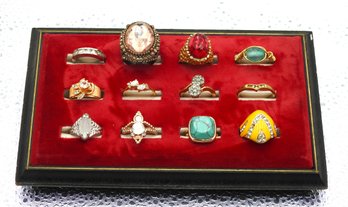 Lot # 125 Lot Of Pretty Ladies Rings