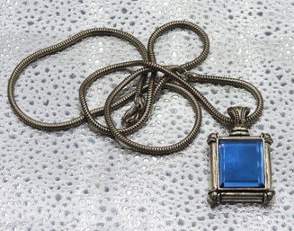 Lot # 130 Beautiful Blue Stone Ladies Necklace