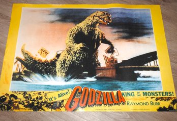 Vintage Godzilla Movie Poster 24 X 30