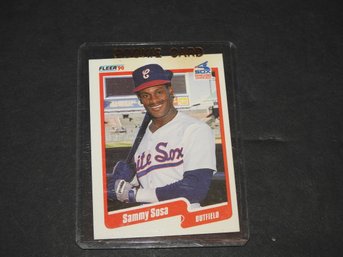 1990 Fleer Sammy Sosa ROOKIE Baseball Card