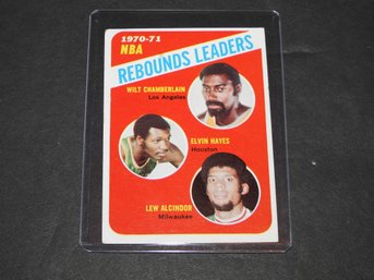 1970 Topps Wilt Chamberlain & Lew Alcindor Basketball Card Pre Kareem Abdul Jabbar