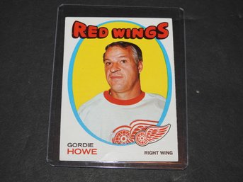 1971 Topps Gordie Howe Hockey Card