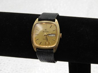 Vintage Elgin Gold Tone Wrist Watch