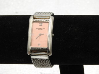 Vintage Pink Faced Kenneth Cole Wrist Watch