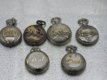 Lot Of 6 Vintage Pocket Watches