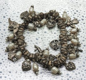 Lot # 167 Ladies Bracelet Loaded With Charms