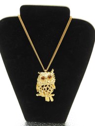 Lot # 170 Beautiful Reticulating Owl Ladies Necklace