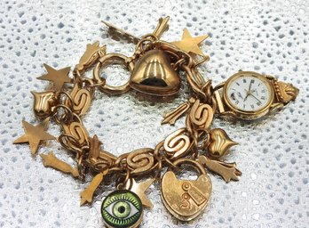 Lot # 175 Ladies Bracelet Loaded With Charms