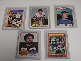 1970s HOF Running Backs Football Cards Payton & More